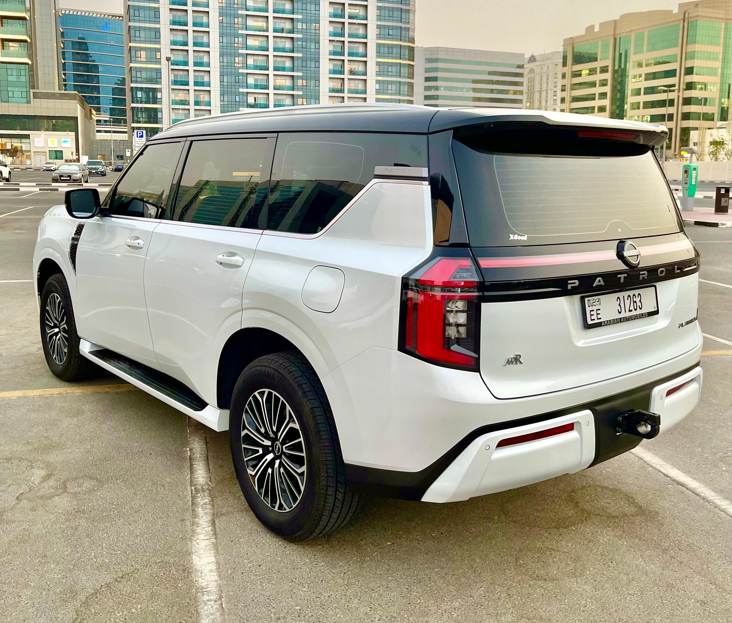 Rent Nissan Patrol WHITE 2026 in Dubai , UAE 