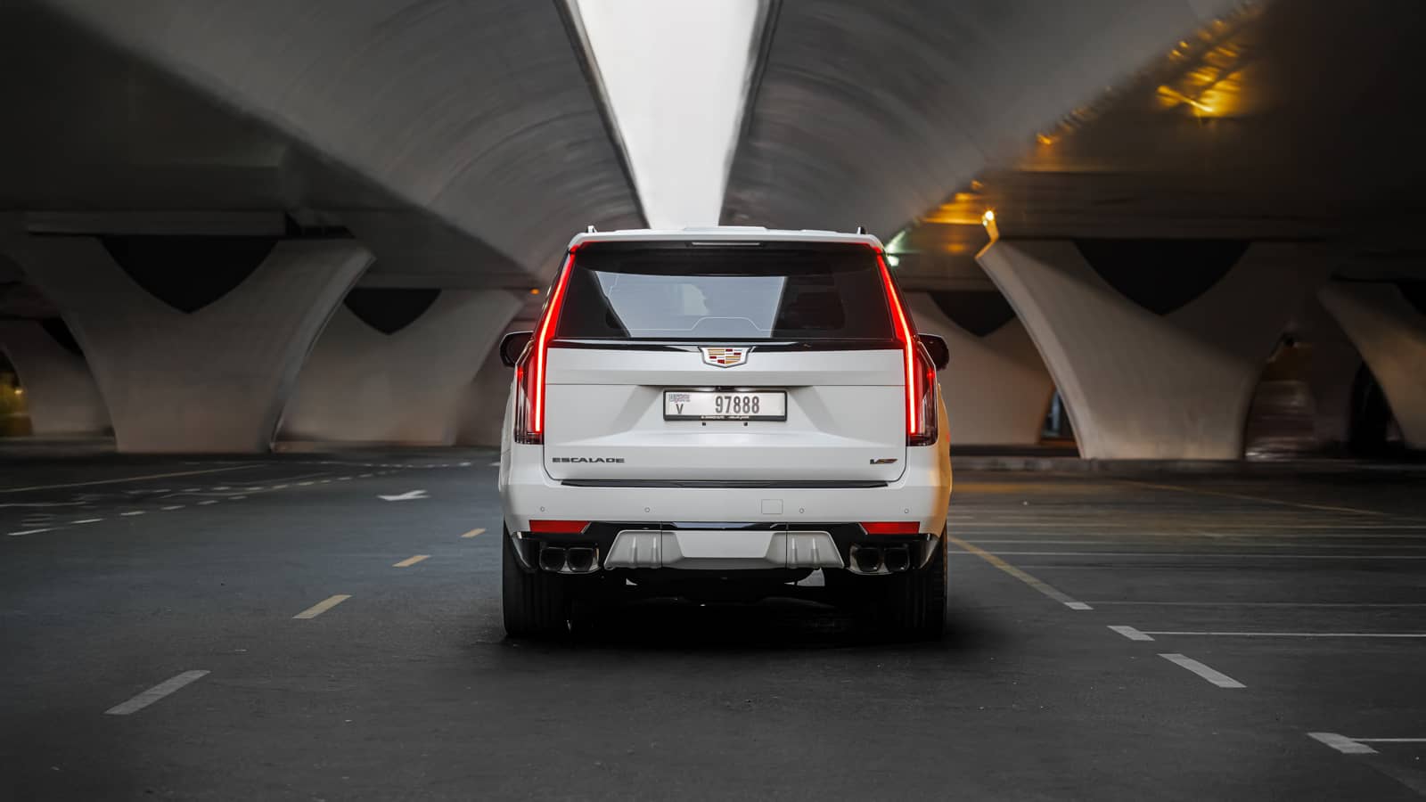 Rent Cadillac Escalade WHITE 2023 in Dubai , UAE 