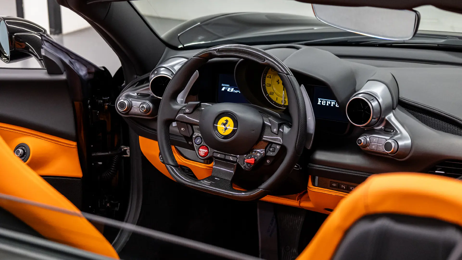 Rent Ferrari F8 BLACK 2024 in Dubai , UAE 