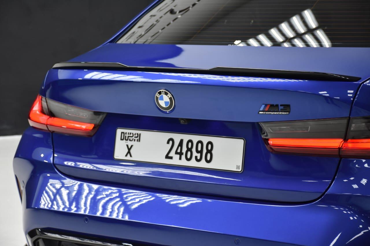Rent Bmw Series m BLUE 2022 in Dubai , UAE 