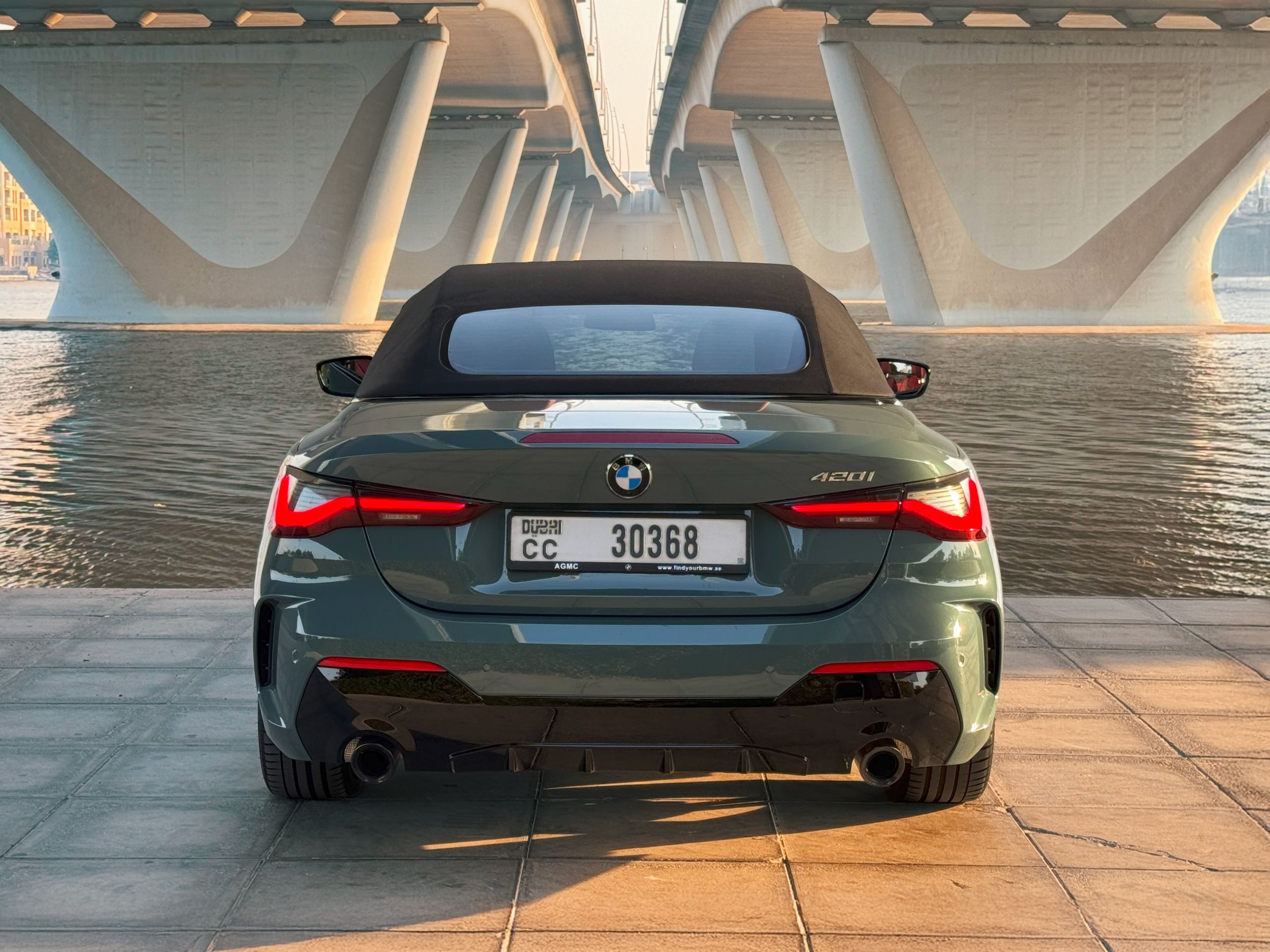 Rent Bmw Series 4 GREEN 2025 in Dubai , UAE 