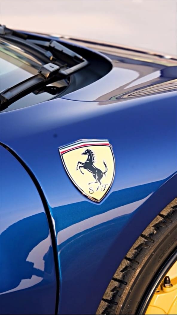 Rent Ferrari Gtb BLUE 2024 in Dubai , UAE 