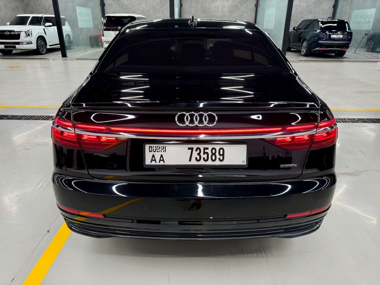 Rent Audi A8 BLACK 2023 in Dubai , UAE 