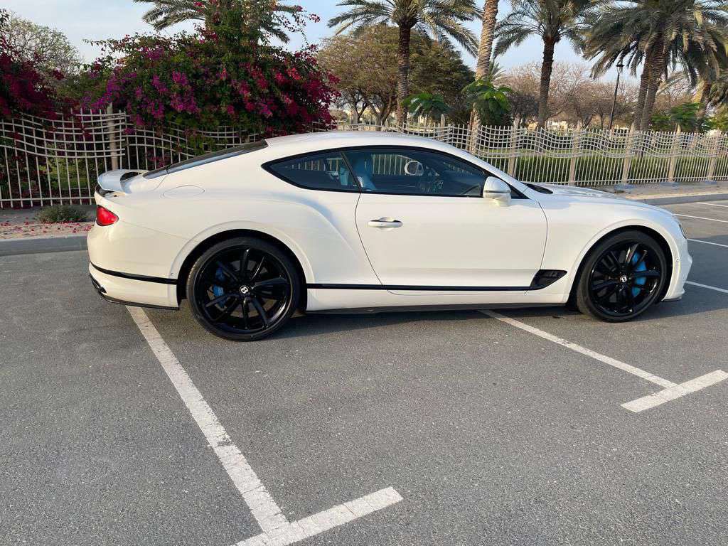 Rent Bentley Continental WHITE 2021 in Dubai , UAE 