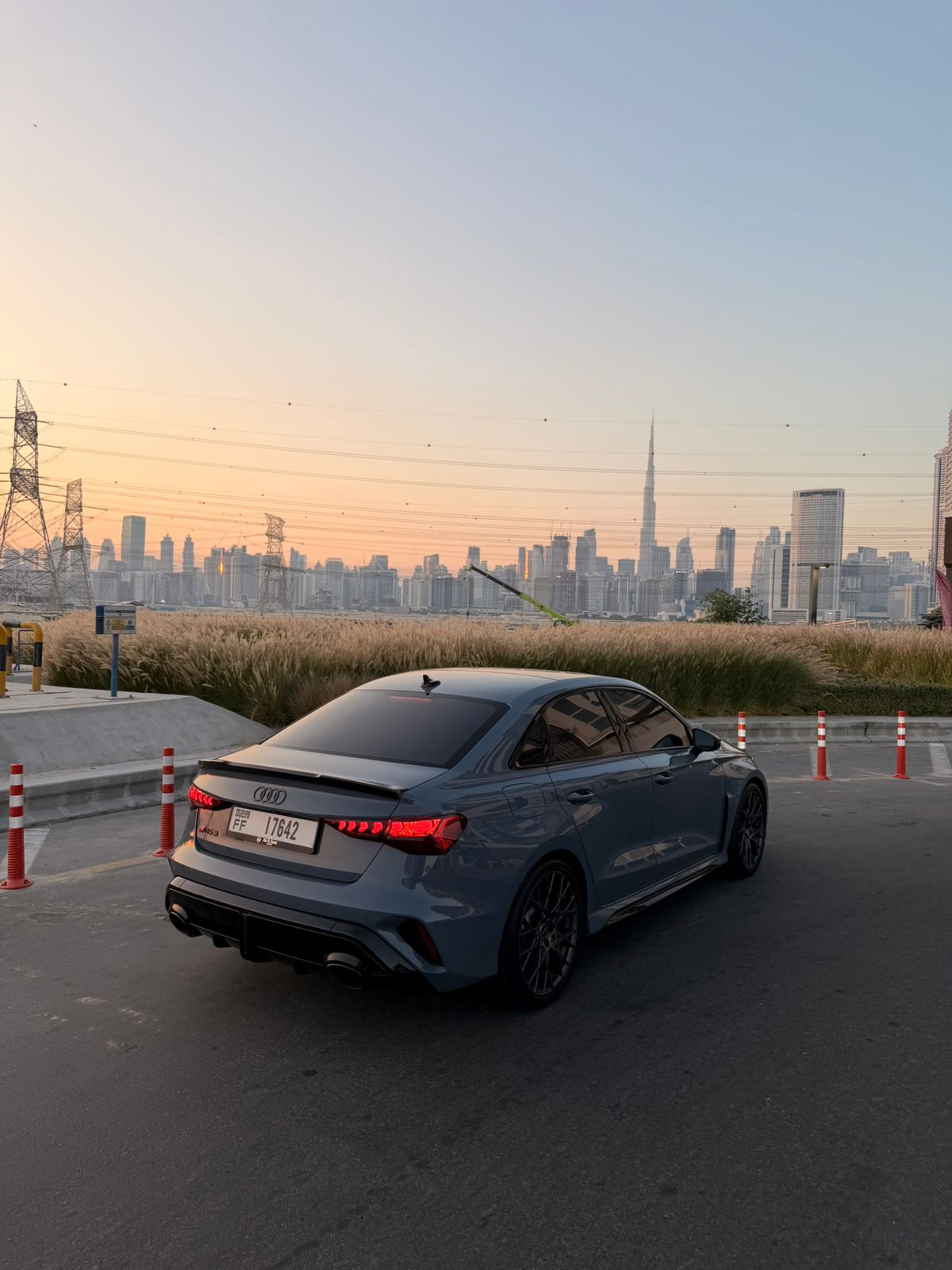 Rent Audi Rs3 GREY 2024 in Dubai , UAE 