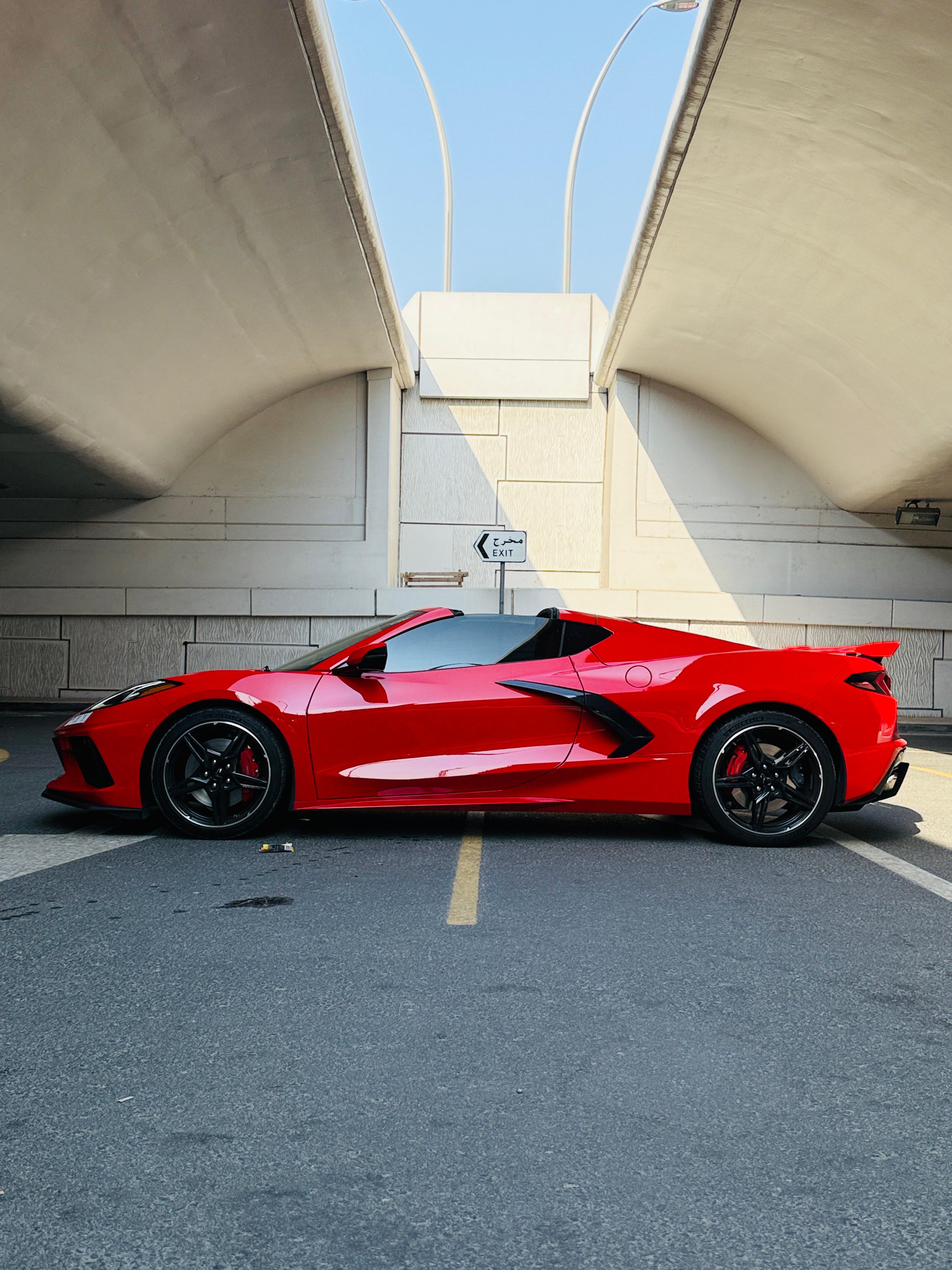 Rent Chevrolet Corvette RED 2025 in Dubai , UAE 