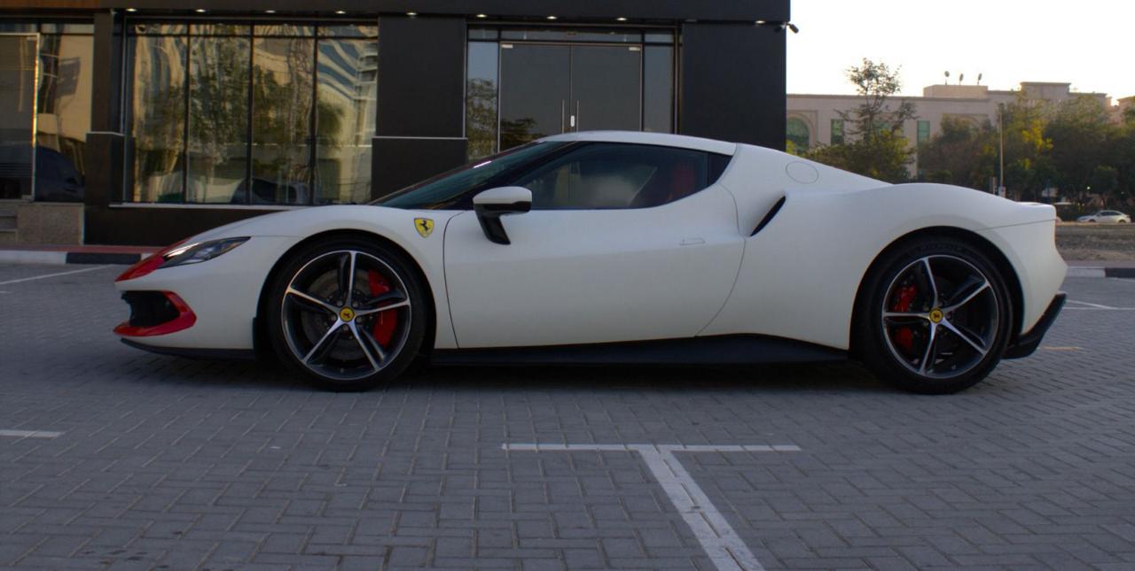 Rent Ferrari Gtb WHITE 2024 in Dubai , UAE 