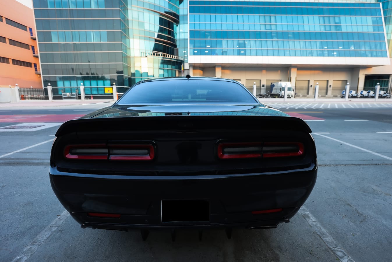 Rent Dodge Challenger BLACK 2022 in Dubai , UAE 