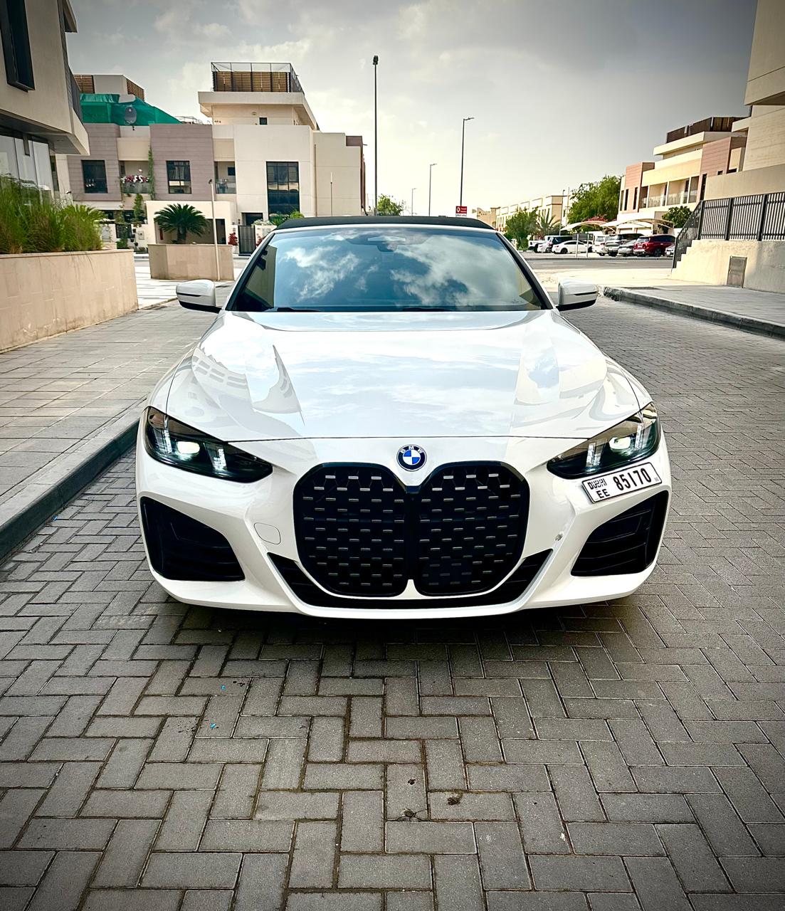 Rent Bmw Series 4 WHITE 2025 in Dubai , UAE 