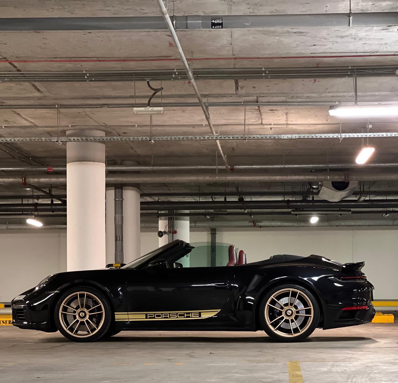 Rent Porsche 911 Turbo s BLACK 2023 in Dubai , UAE 
