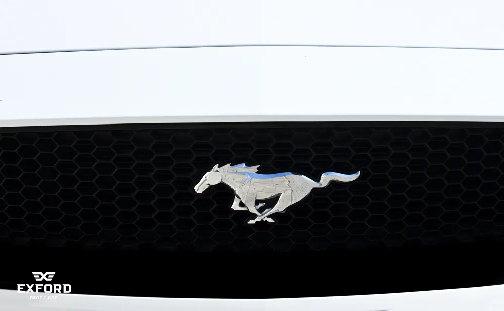 Rent Ford Mustang WHITE 2022 in Dubai , UAE 