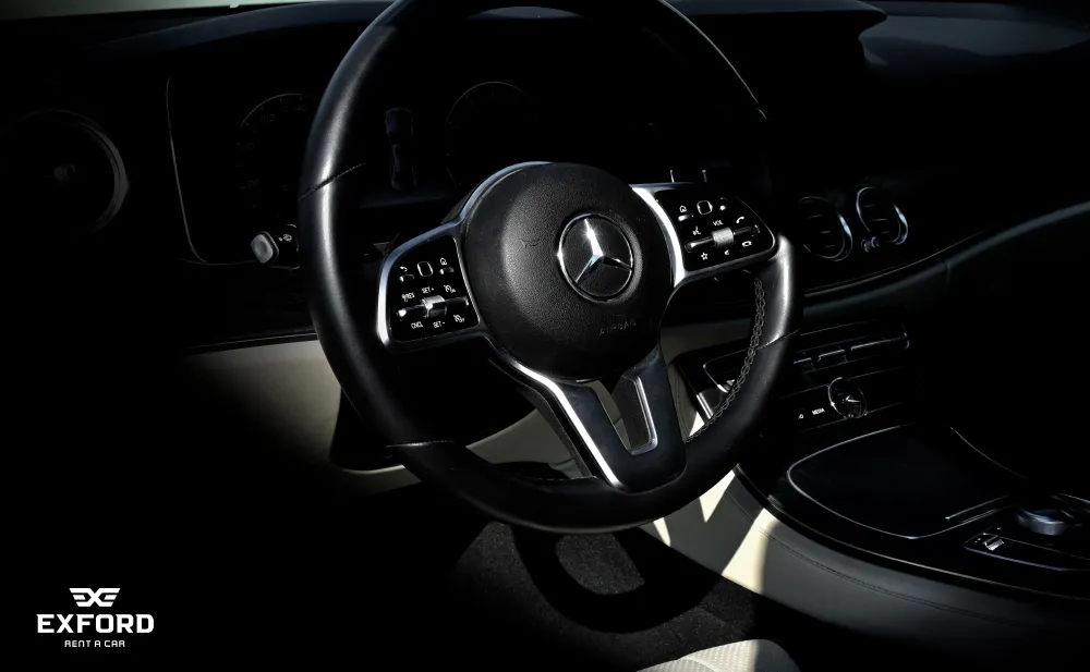 Rent Mercedes-Benz E-class WHITE 2021 in Dubai , UAE 