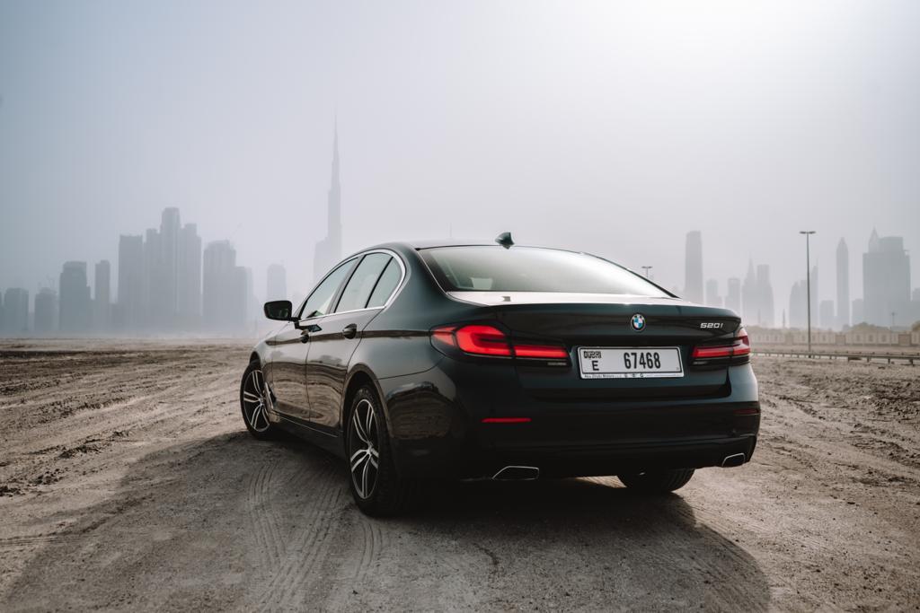 Rent Bmw Series 5 BLACK 2022 in Dubai , UAE 