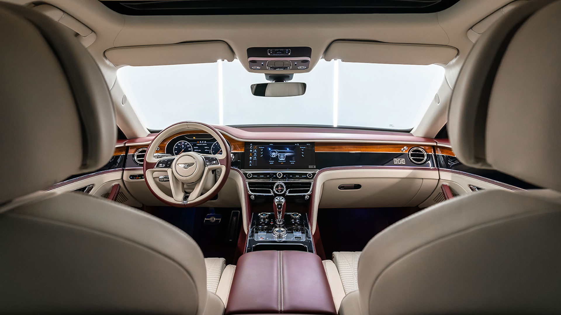 Rent Bentley Flying spur WHITE 2024 in Dubai , UAE 
