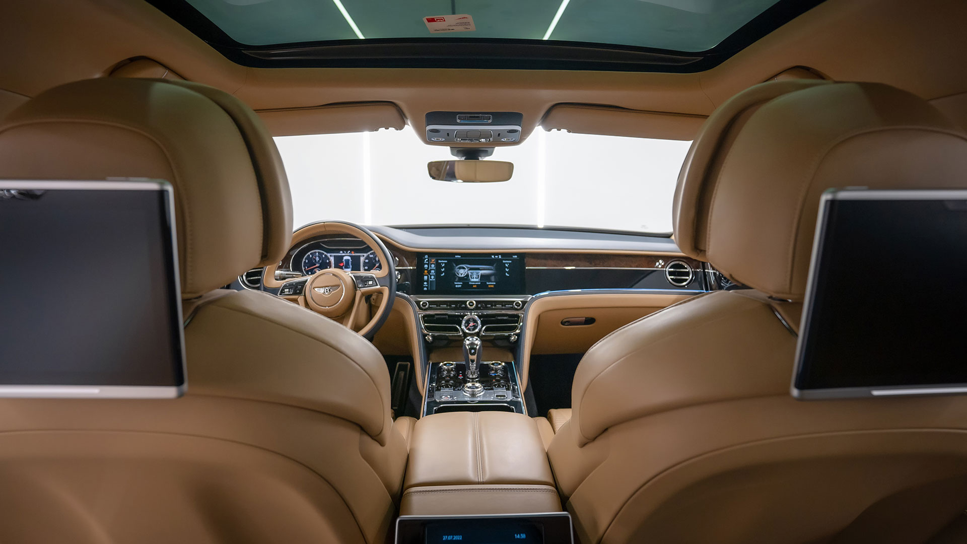 Rent Bentley Flying spur WHITE 2024 in Dubai , UAE 