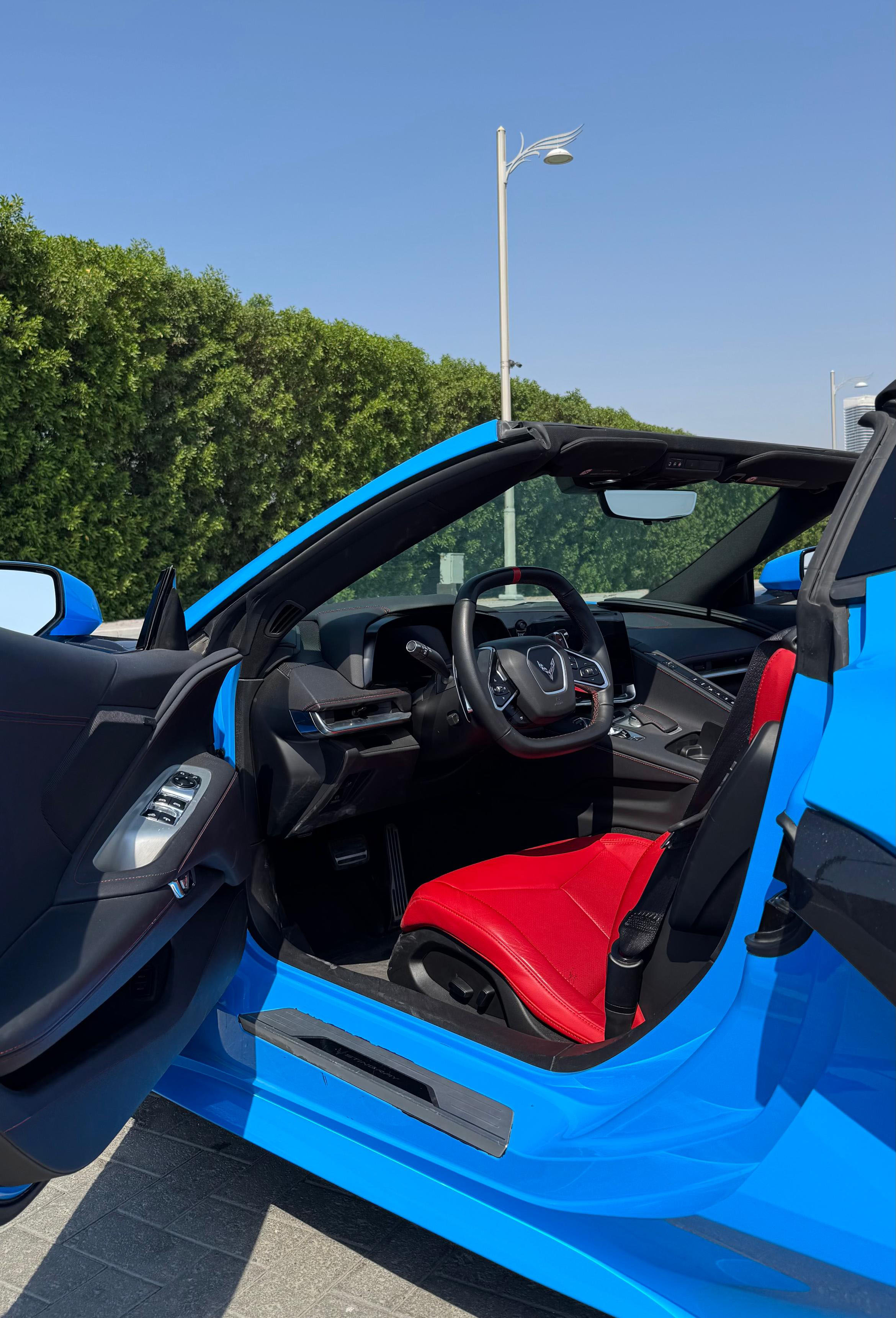 Rent Chevrolet Corvette BLUE 2023 in Dubai , UAE 