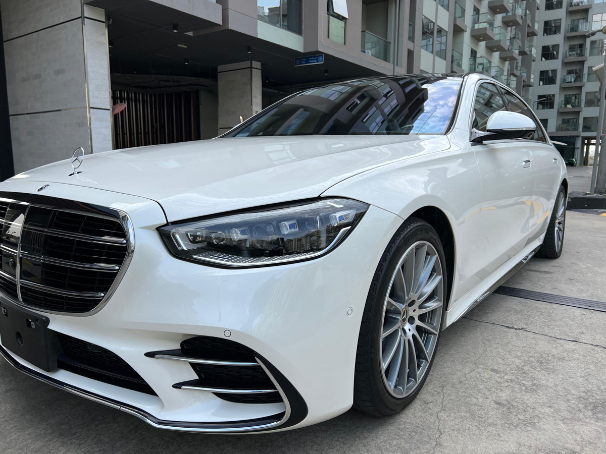 Rent Mercedes-Benz S-class WHITE 2023 in Dubai , UAE 