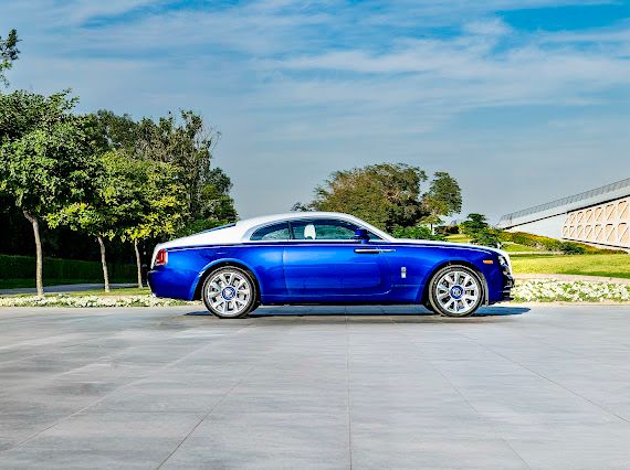 Rent Rolls-Royce Wraith BLUE 2022 in Dubai , UAE 