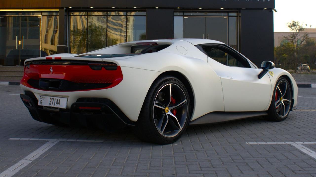 Rent Ferrari Gtb WHITE 2024 in Dubai , UAE 