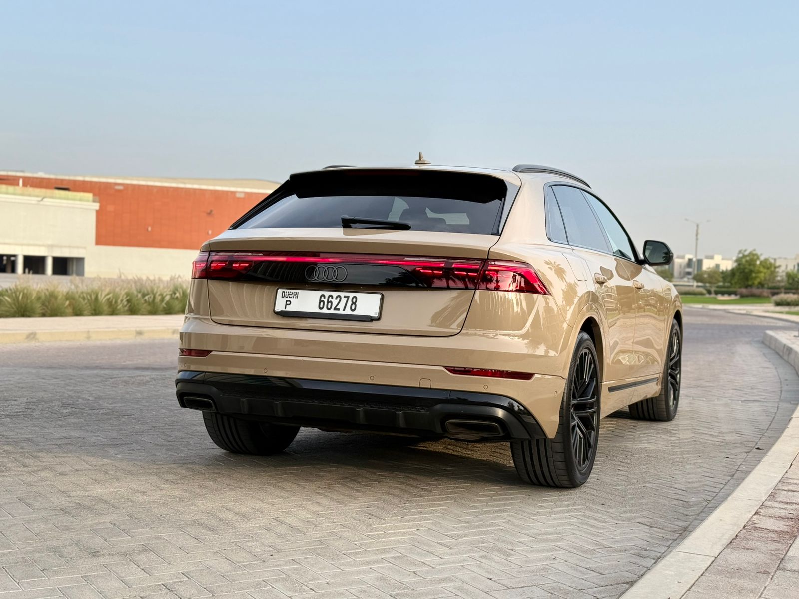 Rent Audi Q8 BEIGE 2023 in Dubai , UAE 