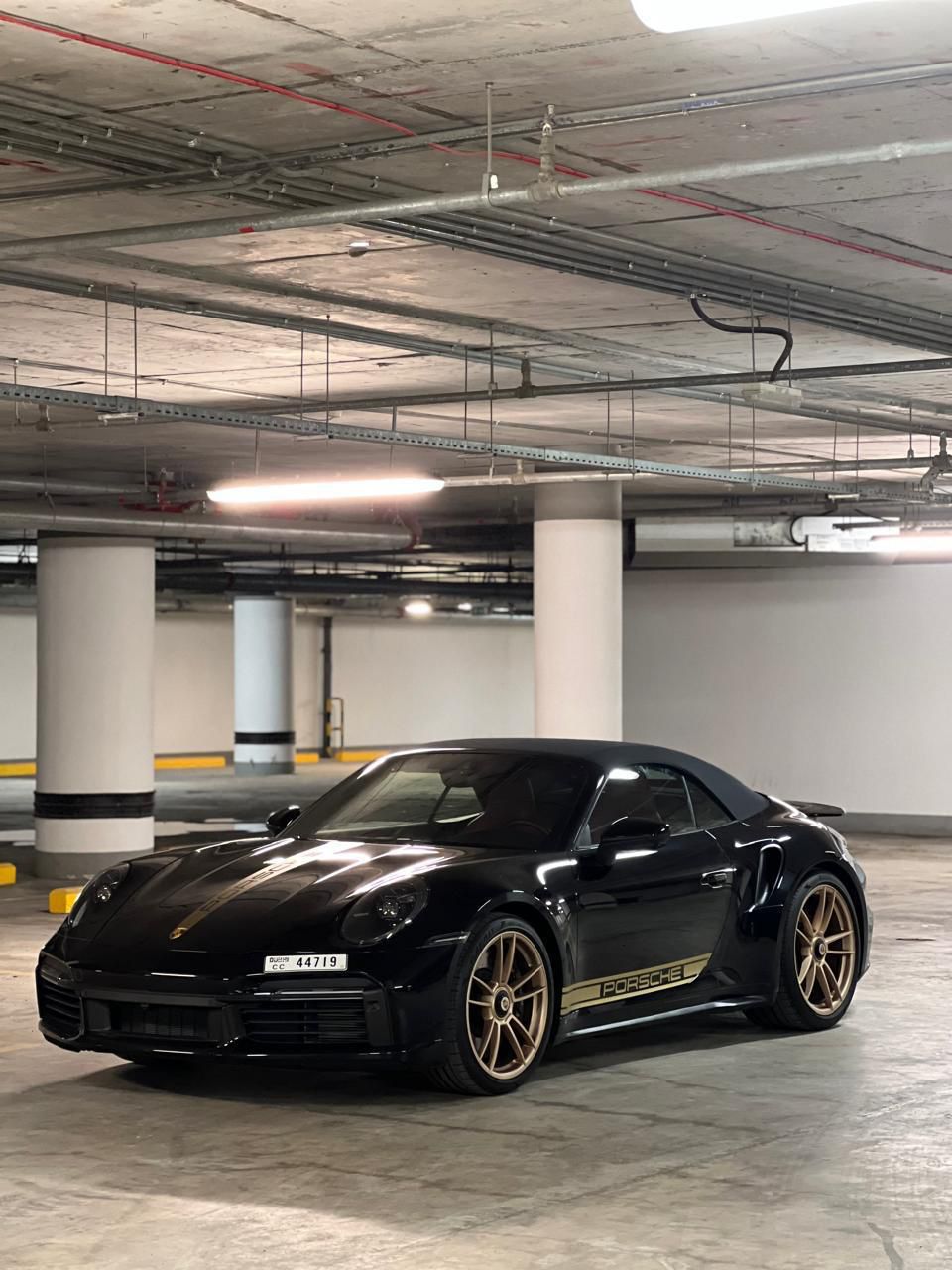 Rent Porsche 911 Turbo s BLACK 2023 in Dubai , UAE 