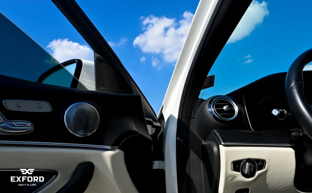 Rent Mercedes-Benz E-class WHITE 2021 in Dubai , UAE 