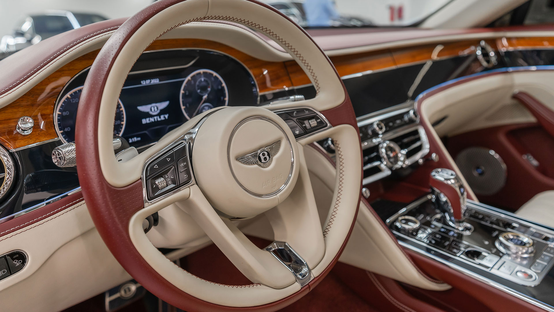 Rent Bentley Flying spur WHITE 2024 in Dubai , UAE 
