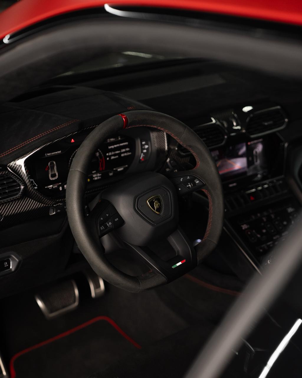 Rent Lamborghini Urus RED 2024 in Dubai , UAE 