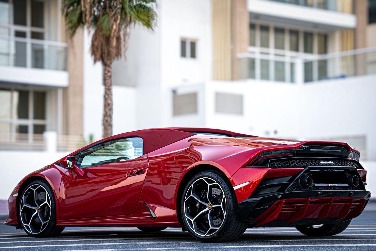 Rent Lamborghini Huracan RED 2023 in Dubai , UAE 
