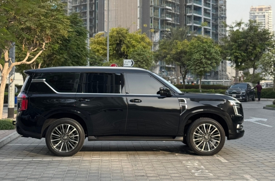 Rent Nissan Patrol BLACK 2026 in Dubai , UAE 