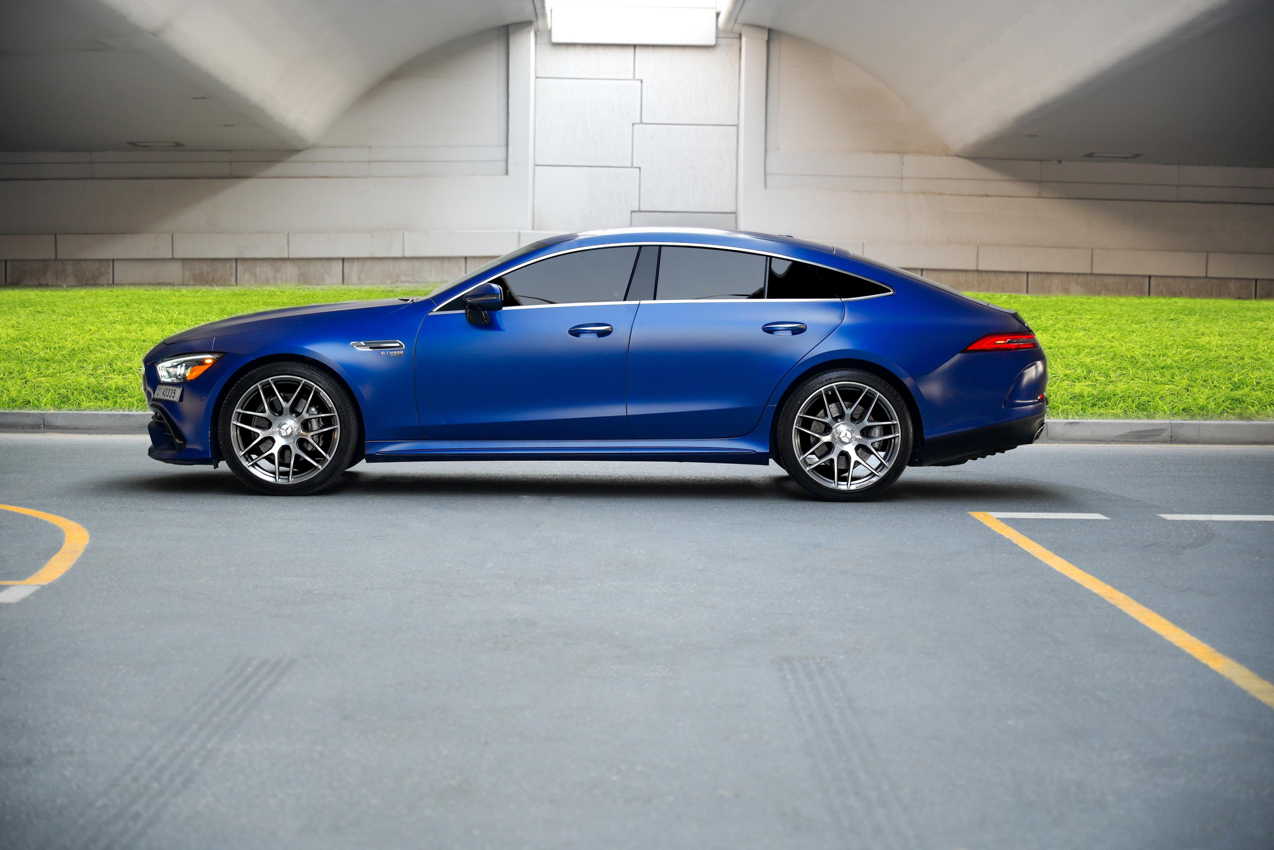 Rent Mercedes-Benz Gt BLUE 2020 in Dubai , UAE 