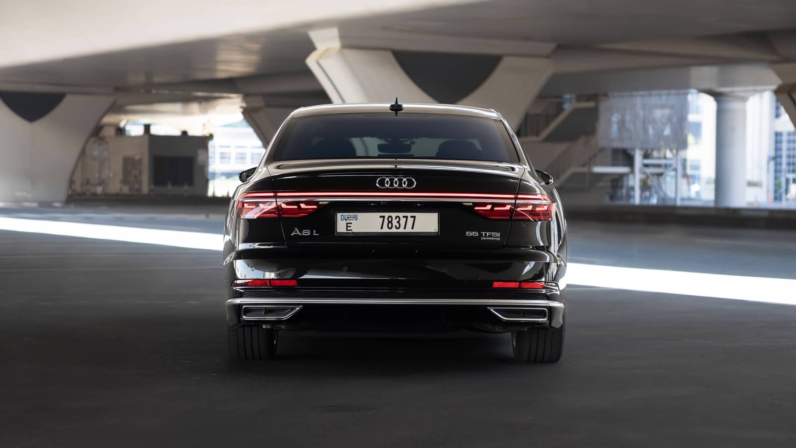 Rent Audi A8 BLACK 2023 in Dubai , UAE 